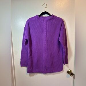 Talbots Rich‎ Purple Knit Sweater